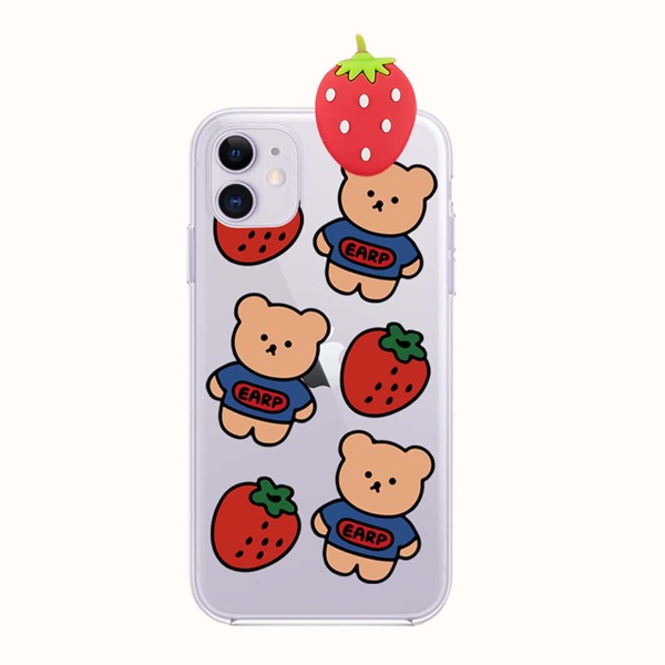 

Cartoon Graphic Phone Case, Multicolor