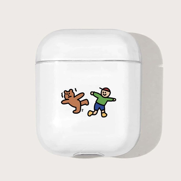

Чехол для AirPods с мультипликационным рисунком, Прозрачный
