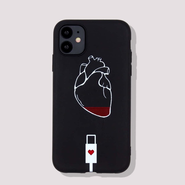 

Heart Organ Print iPhone Case, Multicolor