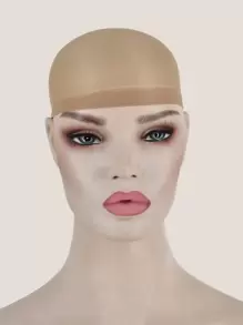 1 piece Light Brown Stocking Wig Caps Stretchy Nylon Wig Caps for Women