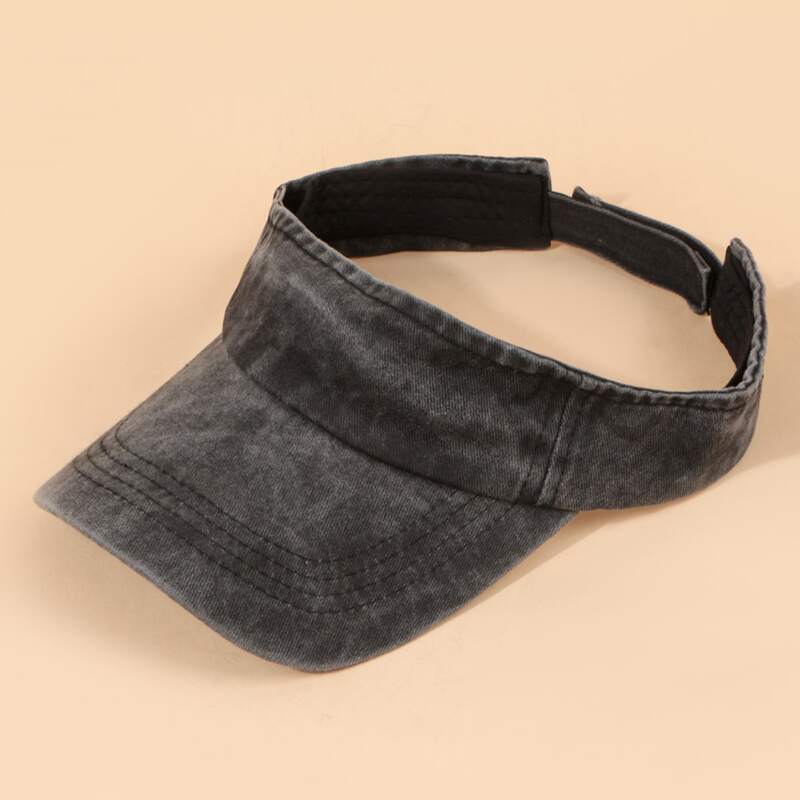 

Denim Visor Hat, Dark grey