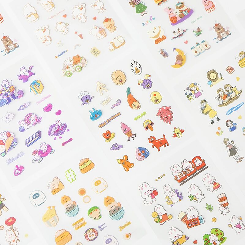 

1pc Cartoon Graphic Random Sticker, Multicolor