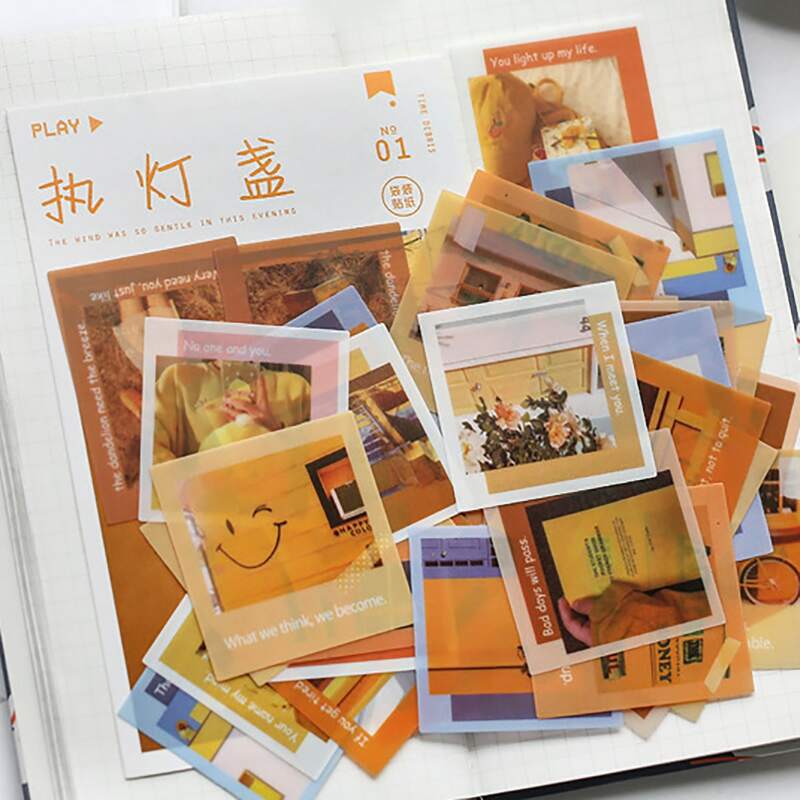 

60pcs Mixed Pattern Sticker, Multicolor
