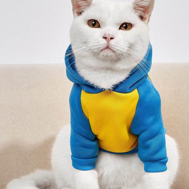 

Cartoon Shark Pet Hoodie, Yellow
