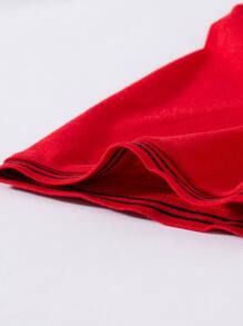 Manfinity Homme 男士拼接邊polo襯衫 - 紅色 - 查看 3