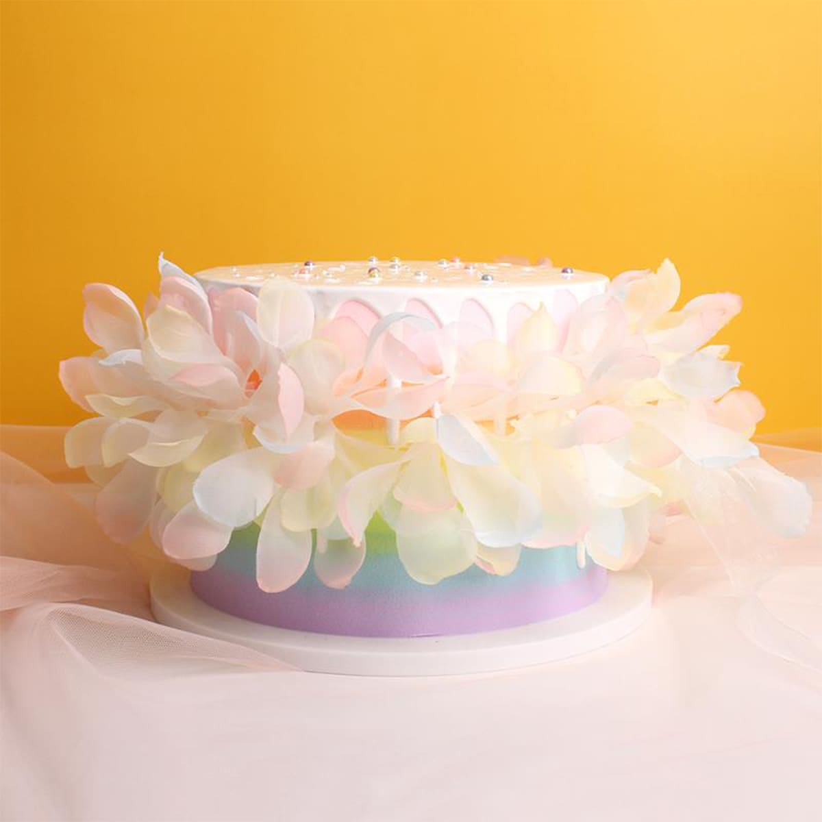 

1pc Flower Cake Border Decoration, Multicolor