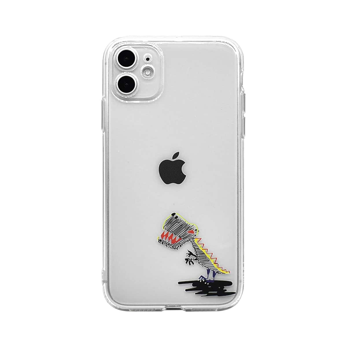 

Dinosaur Print Clear iPhone Case
