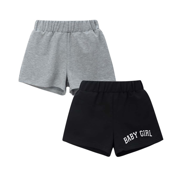 

Toddler Girls 2pack Track Shorts, Multicolor