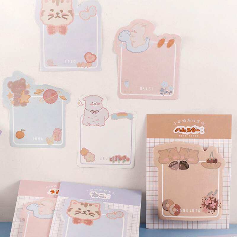 

1pc Cartoon Graphic Random Sticky Note, Multicolor