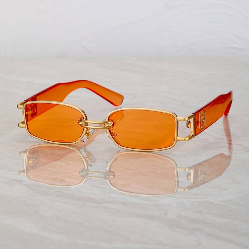 

Metal Rectangle Frame Sunglasses