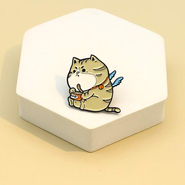 

Cartoon Design Brooch, Multicolor