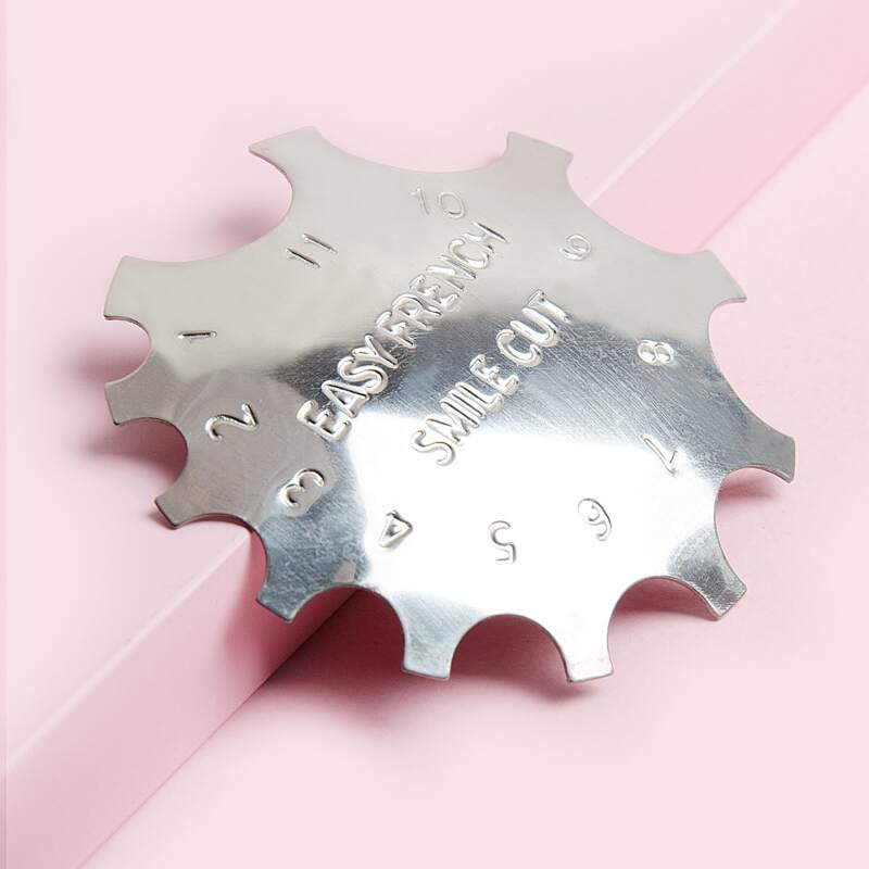 

1pc Nail Design Stamping Plate, Silver