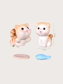 1pair Mini Cat Ornament