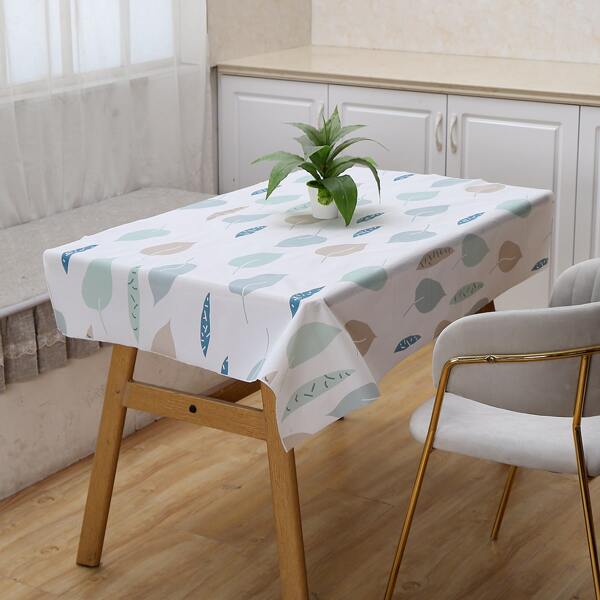 

Leaf Print Tablecloth, Multicolor