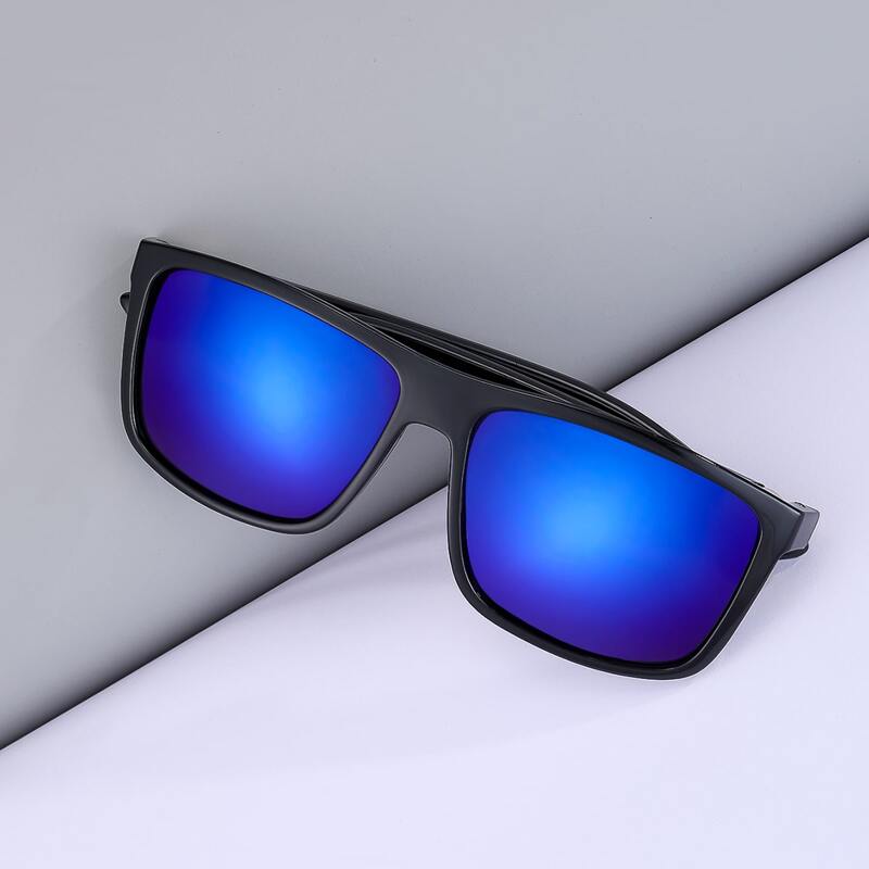 

Guys Square Frame Sunglasses, Blue