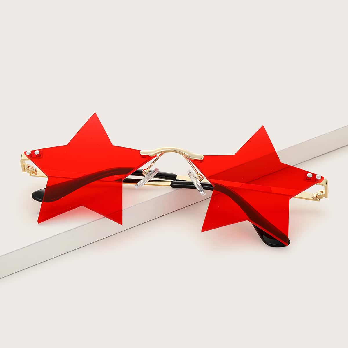 

Rimless Star Frame Sunglasses