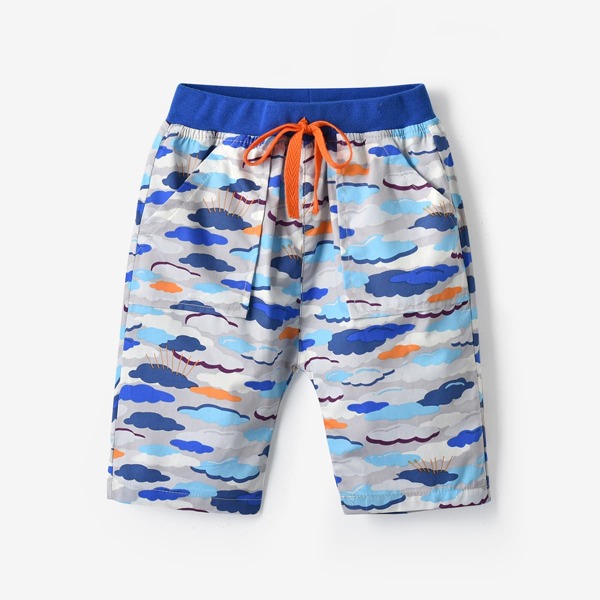 

Toddler Boys Cloud Print Shorts, Multicolor