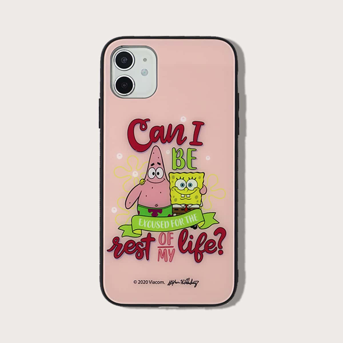 

Cartoon iPhone Case, Pink
