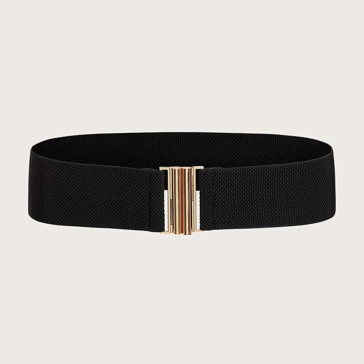 

Elastic Wide Belt, Black