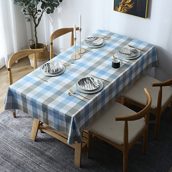 

Plaid Pattern Tablecloth, Multicolor