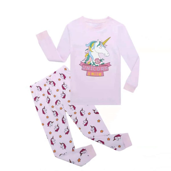 

Toddler Girls Cartoon Graphic PJ Set, Baby pink