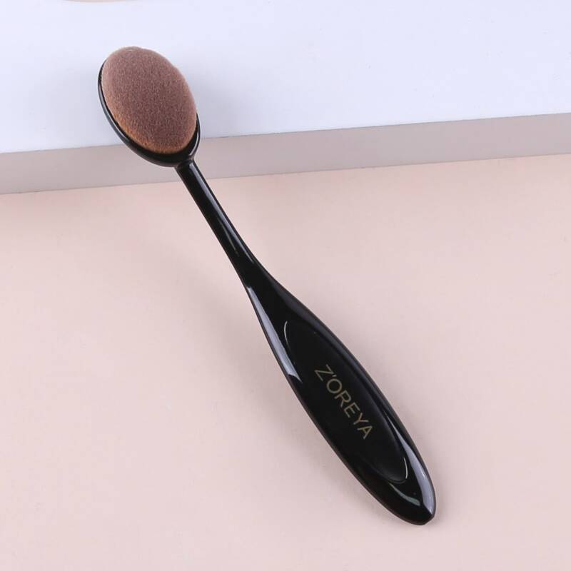 

1pc Foundation Brush, Black