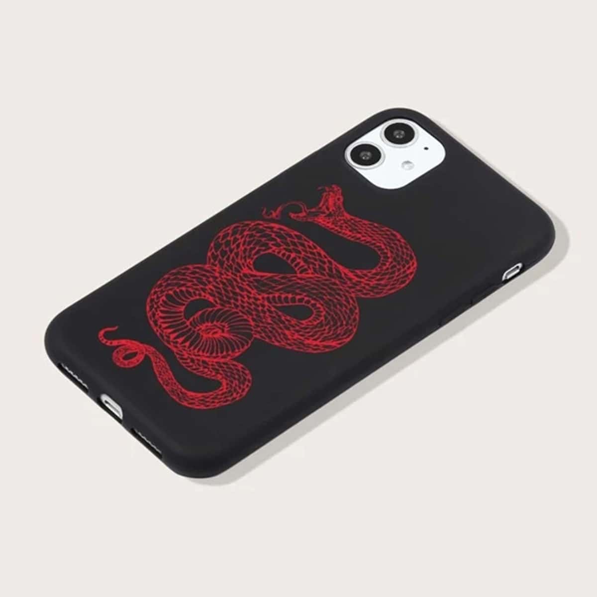 

Snake iPhone Case, Black