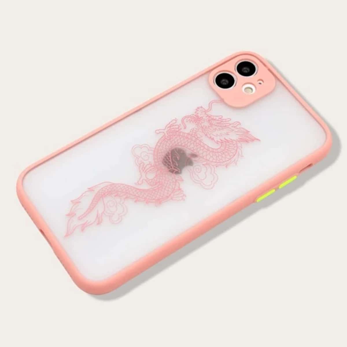 

Chinese Dragon iPhone Case, Pink