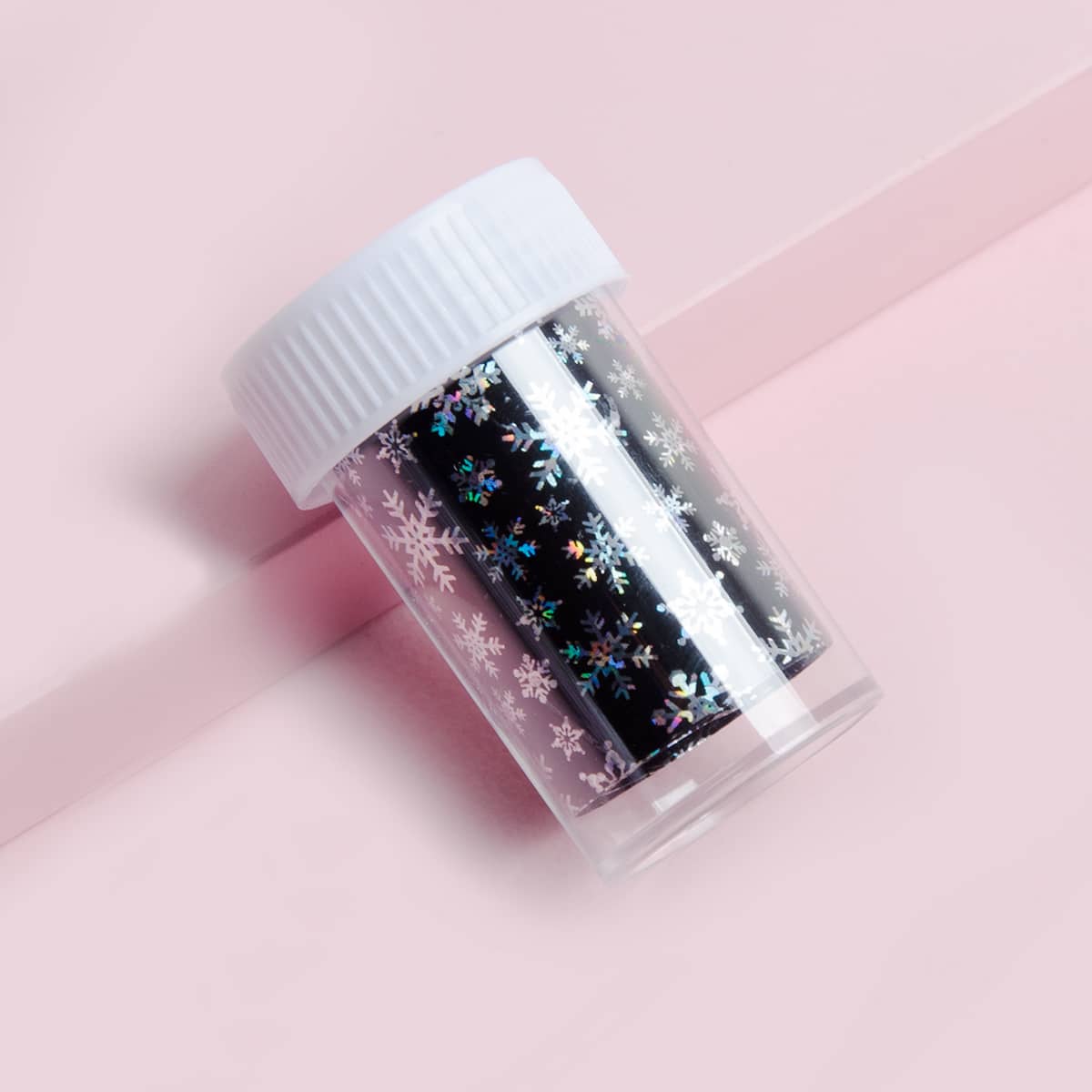 

1roll Snowflake Pattern Nail Art Sticker, Multicolor