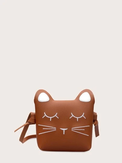 女孩卡通設計斜背包