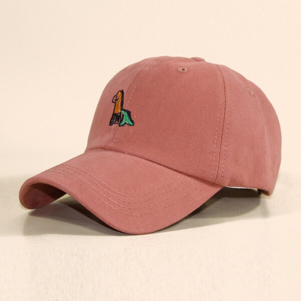 

Men Cartoon Embroidered Baseball Cap, Redwood