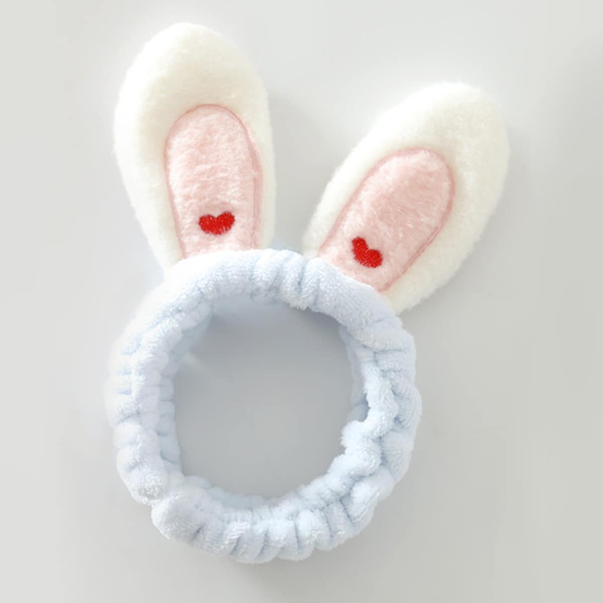 

Rabbit Ear Detail Bath Headband, Blue