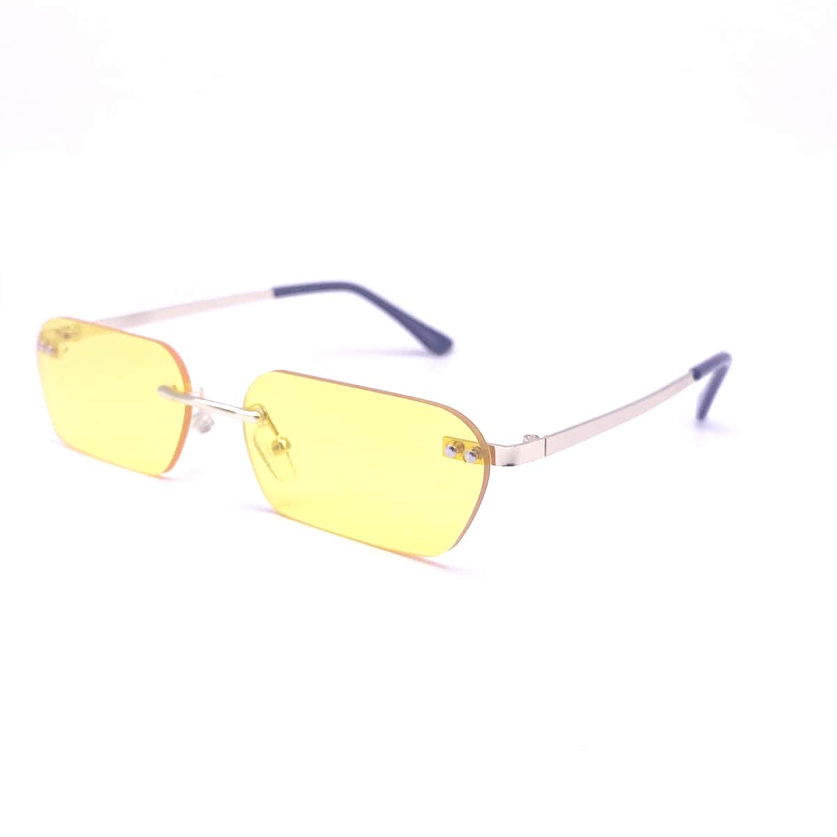 

Rimless Rectangle Frame Sunglasses