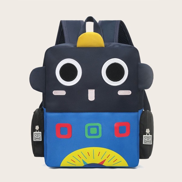 

Boys Cartoon Design Backpack, Blue