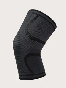 1pc Striped Sports Knee Pad - Black - View 2