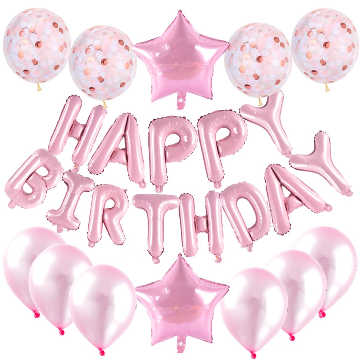 

25pcs Party Decorative Balloon, Pink