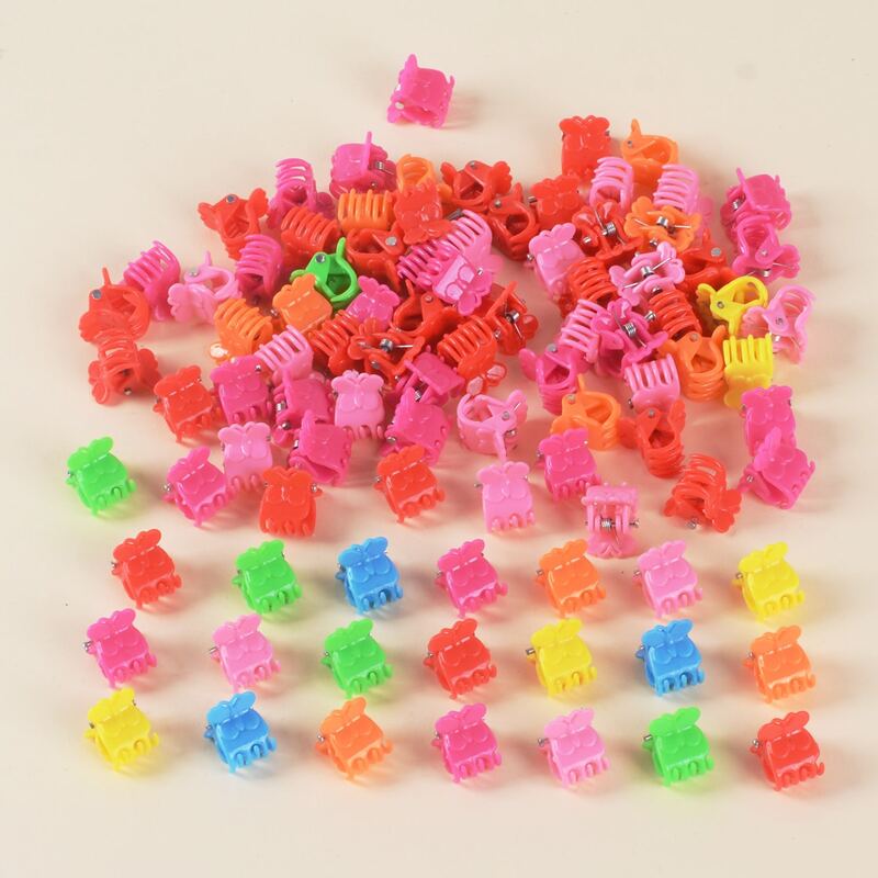 

100pcs Butterfly Design Grabbing Clip, Multicolor