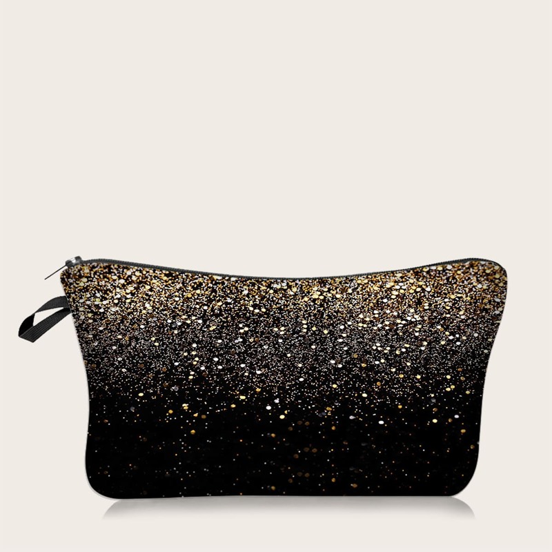 

Ombre Makeup Bag, Black