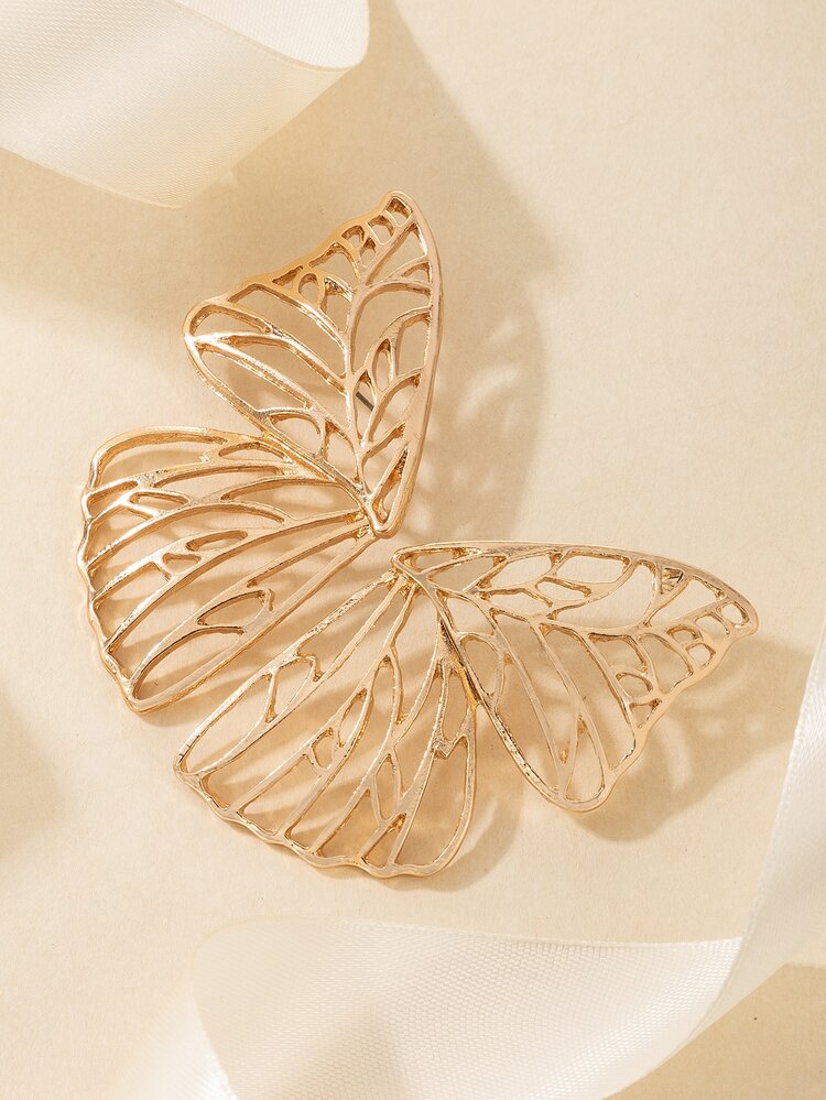 派對耳環 - 金黃色 - 查看 3