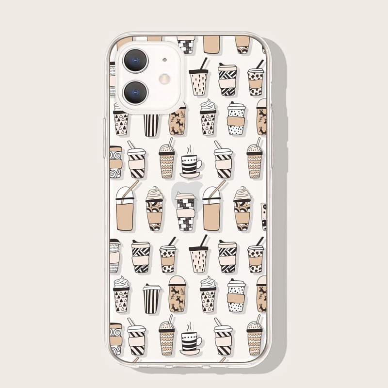 

Drinks Clear iPhone Case, Multicolor