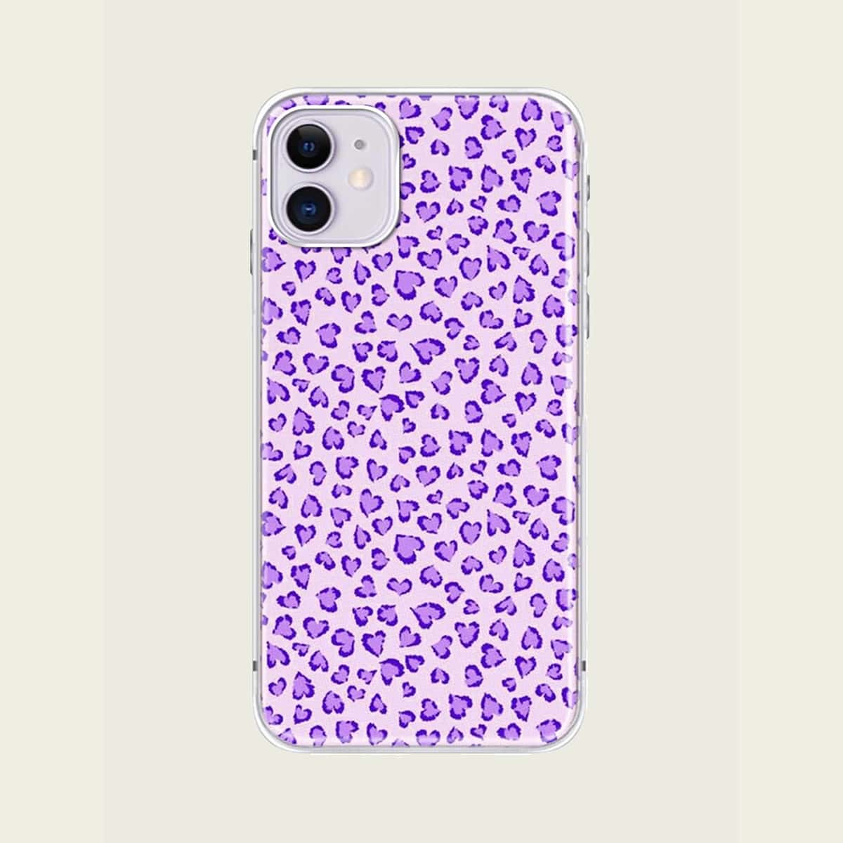 

Allover Heart iPhone Case, Purple