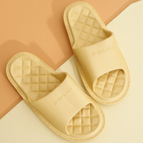 

Japanese Letter Embossed Slides, Yellow