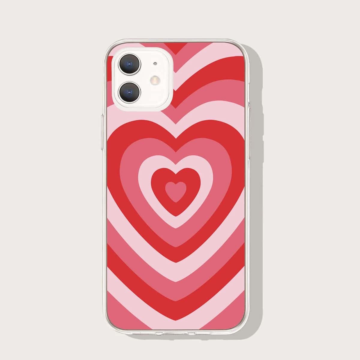 

Striped Heart iPhone Case, Multicolor