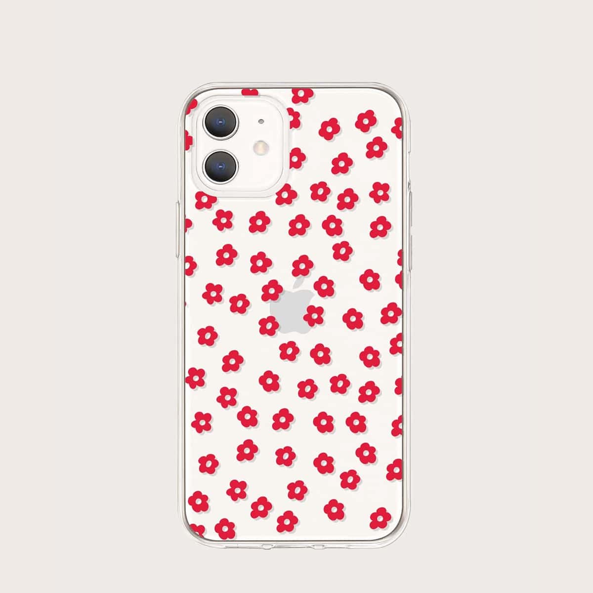

Floral Clear iPhone Case