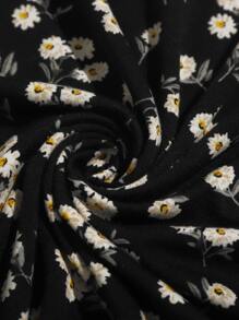 Soleia Đầm Plus Size Xù nhỏ Họa tiết hoa Boho - Nhiều màu - Xem 5