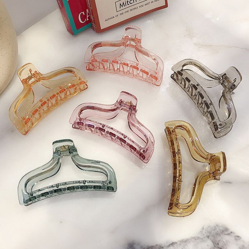 

1pc Random Clear Hair Claw, Multicolor