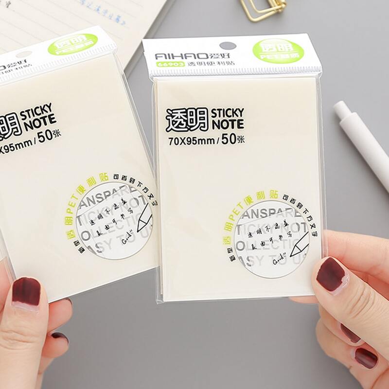 

1pcs Transparent Sticky Note, Clear