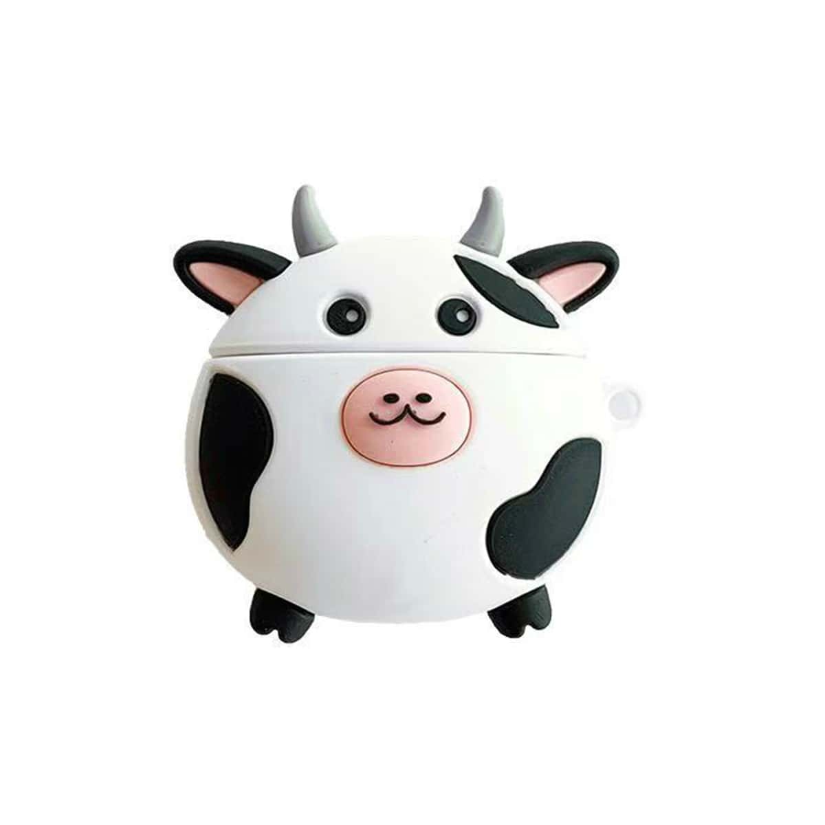 

Cow Design AirPods Case, Black and white