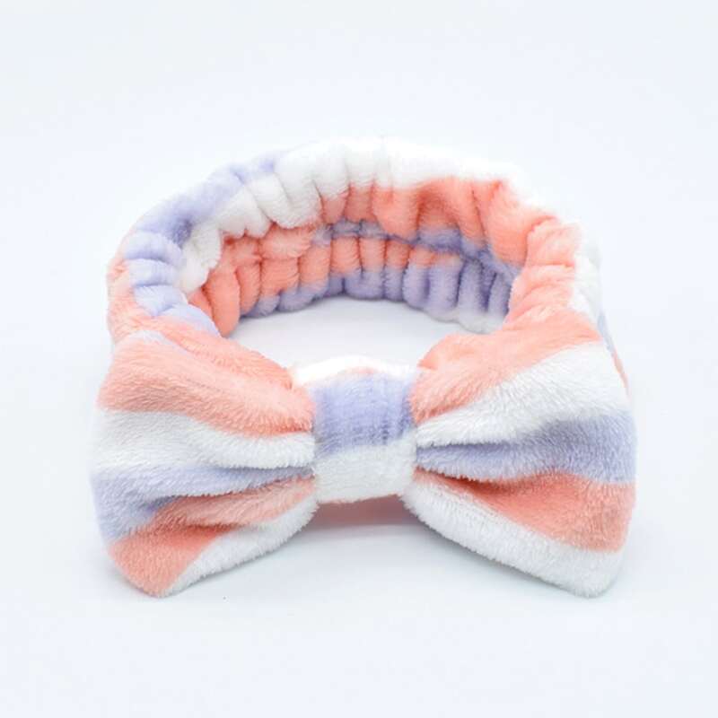 

Stripe Bow Bath Headband, Multicolor