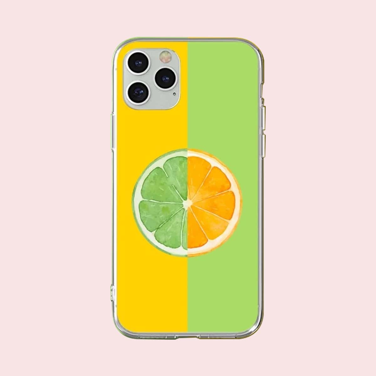 

Colorblock Orange iPhone Case, Multicolor